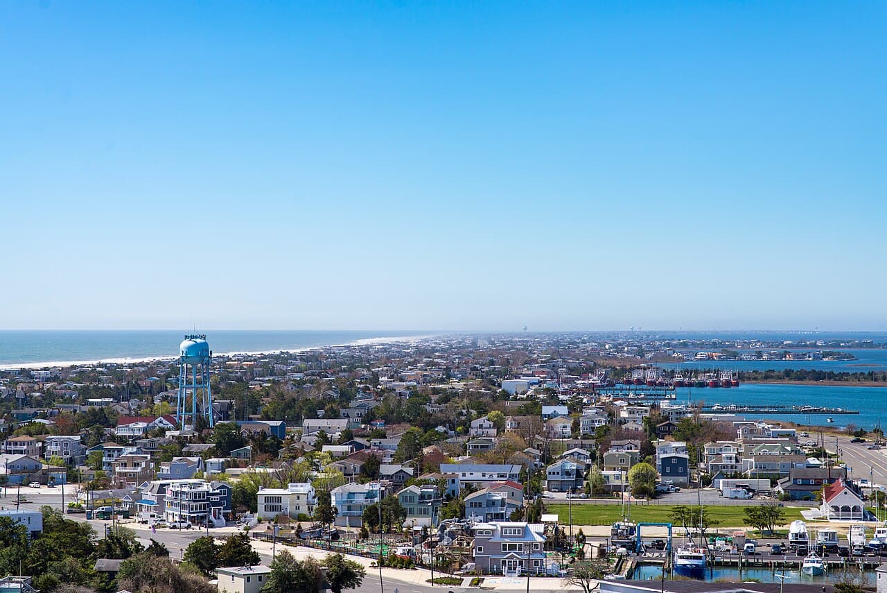 Aerial view of LBI