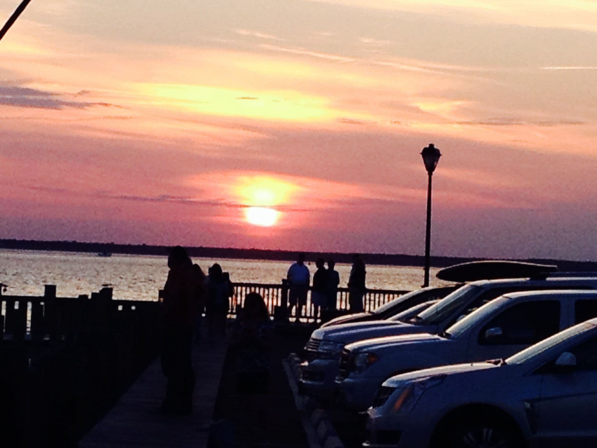 LBI sunset over the bay